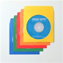 サンワサプライ SANWA SUPPLY DVD・CDペーパースリーブケース 1枚収納 5色ミックス 100枚入り(FCD-PS100MXN) メーカー在庫品(2)