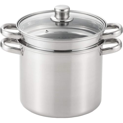 ヨシカワ トスカーナ　パスタポット22cm(ガラス蓋付)＃(SJ3120) 取り寄せ商品