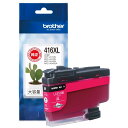 ブラザー ブラザー工業 Brother 純正インクカートリッジマゼンタ LC416XLM 目安在庫=△