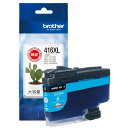 ブラザー ブラザー工業 Brother 純正インクカートリッジシアン LC416XLC 目安在庫=△