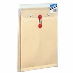 高春堂 マチヒモ付ビニール保存袋 レザック 角2 184g/m2 白 1枚(911) 目安在庫=○