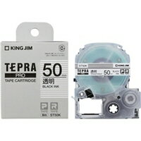 キングジム KING JIM ST50K PROテープカートリッジ・透明ラベル 目安在庫=△ キングジム KING JIM ST50K PROテープカートリッジ・透明ラベル 目安在庫=△