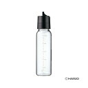 HARIO ワンタッチドレッシングボトル 250mL ブラック ODBN-250-B(68-5345-65) 取り寄せ商品
