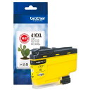 ブラザー ブラザー工業 Brother 純正インクカートリッジイエロー LC416XLY 目安在庫=△