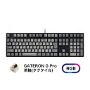 ikbc JIS112キーRGBライト メカニカルキーボード(GATERON/茶軸タクタイル)(IK-CD108-G/BR-RGB-BK) 取り寄せ商品