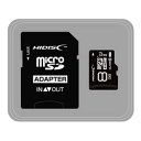 HIDISC microSDHCカード 8GB CLASS10 UHS-1対応 高速転送 Read70 SD変換アダプタ付(HDMCSDH8GCL10JP3) 目安在庫=△