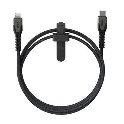 Urban Armor Gear UAG KEVLAR CORE USB-C TO LIGHTING POWER CABLE(ブラック/グレイ)(UAG-CBL-CL-BK/GY) 取り寄せ商品