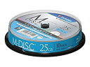 Verbatim データ用ブルーレイ「M-DISC」1回記録用 25GB 1-4倍速 スピンドル10P(VBR130YMDP10SV1) 取り寄せ商品
