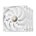Deepcool FT12 WH 3 IN 1/120mmケースファン/3個入パック/ホワイト/高い静音性と耐久(R-FT12-WHWPN3-G) 目安在庫=○(2)