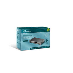 ティーピーリンク 4 ポート PoE 搭載 8 ポート ギガビット イージースマート スイッチ(TL-SG108PE) 目安在庫=△