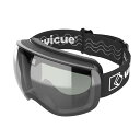 ウィキューダイレクト ウィキューダイレクト WiCUE 0.1秒瞬間調光スキーゴーグル スマート液晶 ブ(VR2101-BK) 取り寄せ商品