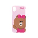 LINE FRIENDS iPhone XS / X SLIM FIT x[VbN `R(KCL-SBA003) ڈ݌=