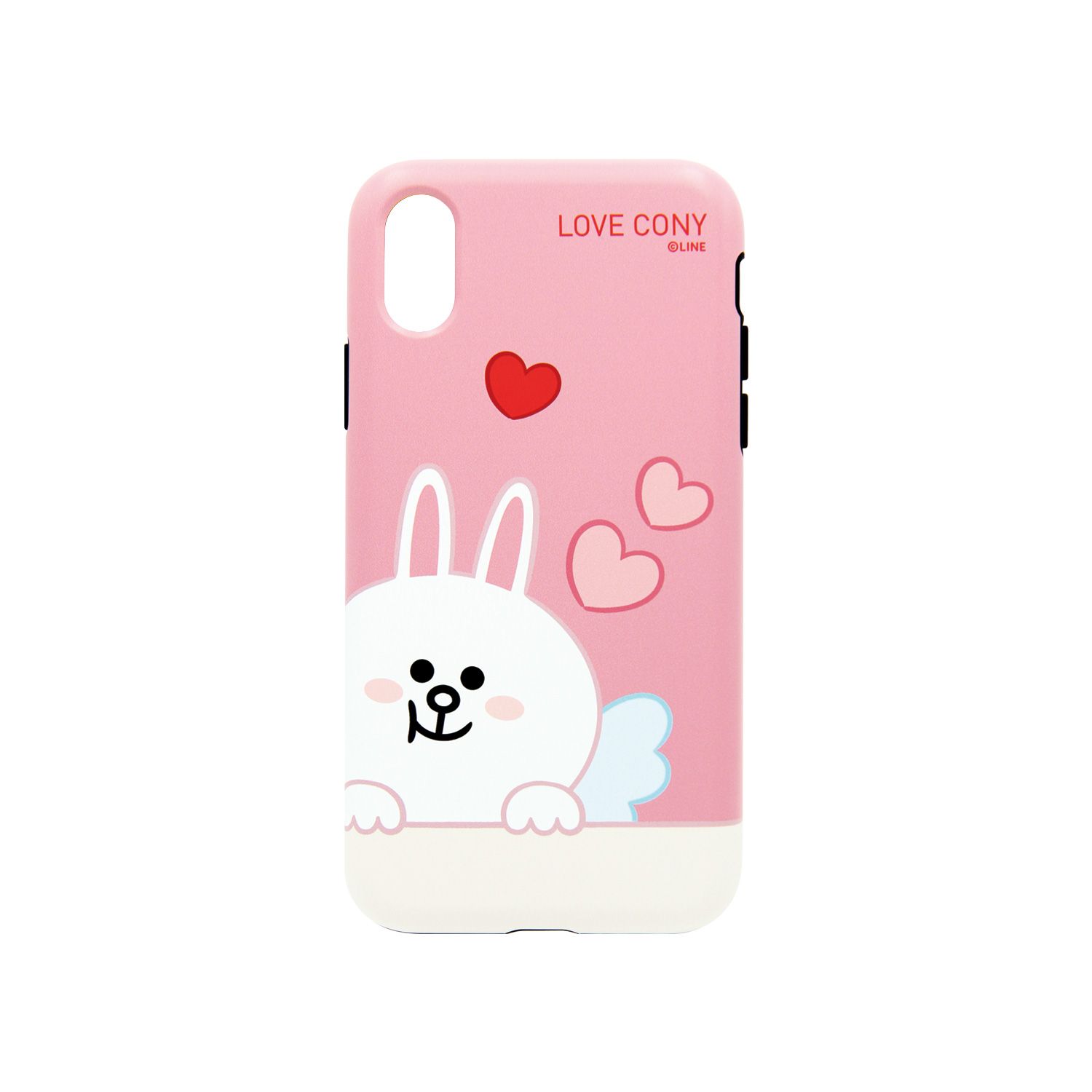 LINE FRIENDS iPhone XS / X DUAL GUARD CUPID LOVE コニー(KCL-DCL002) 仕入先在庫品