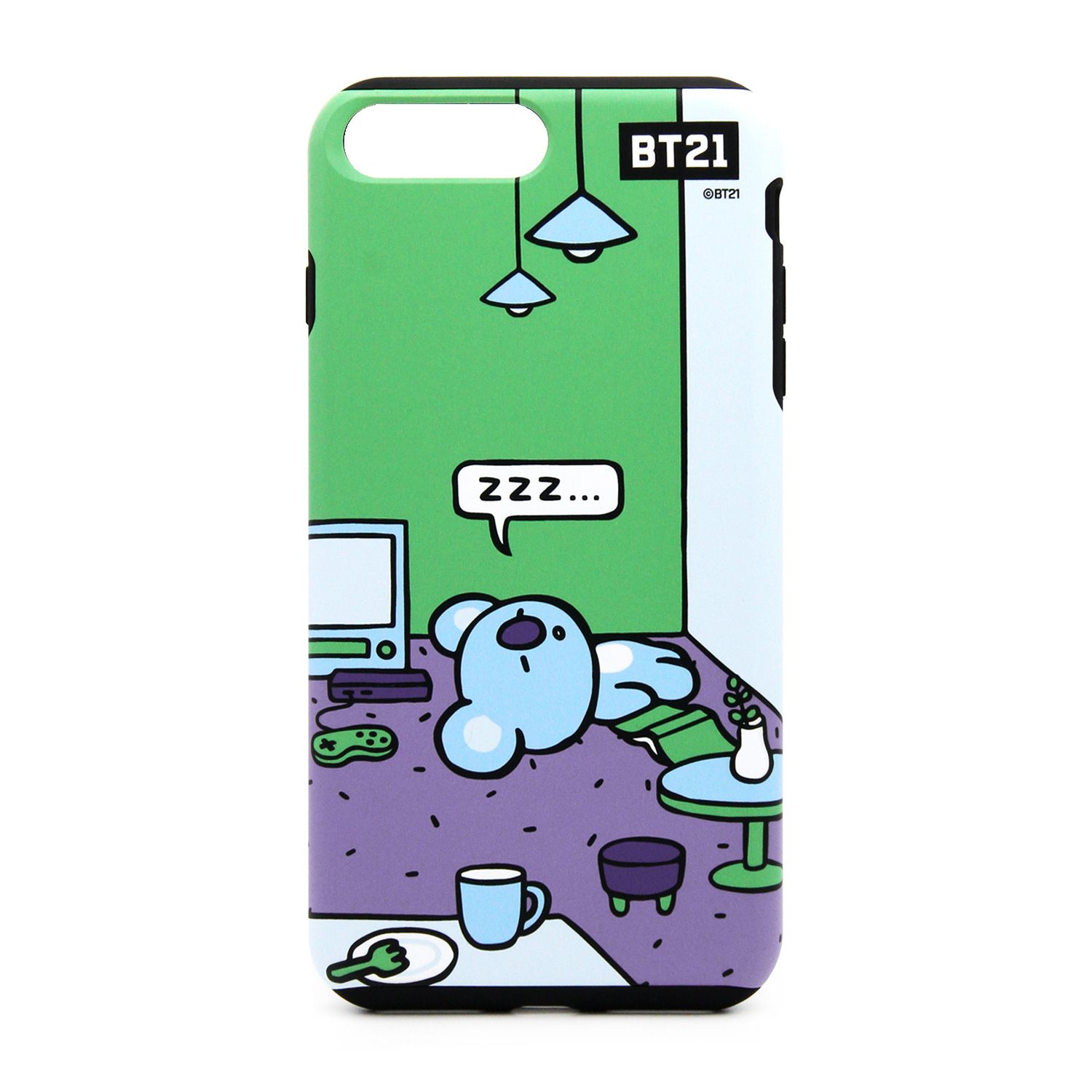 BT21 iPhone 8Plus/7Plus DUAL GUARD ROOMIES_KOYA(KCB-DRP005) 仕入先在庫品