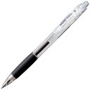 TPS ノック式油性ボールペン(なめらかインク) 0.5mm 黒 (軸色:クリア) 1セット(10本)(TS-SB05-CB) 目安在庫=○