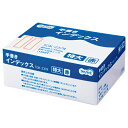 TPS 手書きインデックス 特大 40×34mm 赤枠 業務用 1パック(1350片:6片×225シート)(TGK-237R) 目安在庫=○
