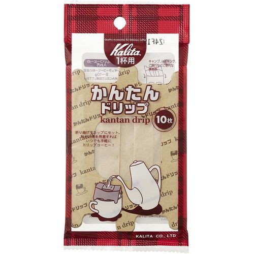 KALITA （カリタ） かんたんドリップ10枚入【40セット】(4901369080534 ×40) 取り寄せ商品