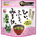かねさ 青森の味! 顆粒みそ ひいふうみそ汁 わかめ 袋タイプ 110g ×10個(4901552046224 x10) 目安在庫=○