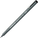 ステッドラー STAEDTLER ピグメントライナー 0.3mm 黒 1セット(10本)(4007817330418 x10) 目安在庫=○