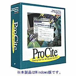 ディジタルデータマネジメント ProCite Ver.5 for Win 取り寄せ商品