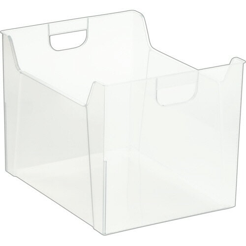 ナカバヤシ NAKABAYASHI ファイルボックス A4ヨコ 背幅260mm クリア 1セット(10個)(4902205923343 x10) 目安在庫=○