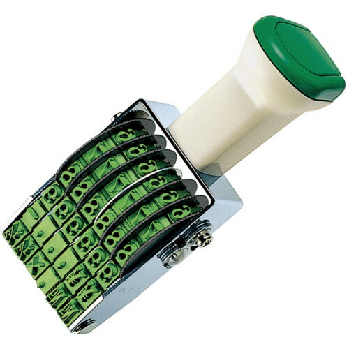 コクヨ KOKUYO 回転印 欧文数字 2号6連 明朝体 1セット(12個)(4901480470306 x12) 目安在庫=○