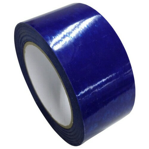 伊藤忠リーテイルリンク 段ボール用セキュリティーテープ 50mm×50m 厚み0.03mm ブルー 1セット(60巻)(4933691951107 x60) 目安在庫=○