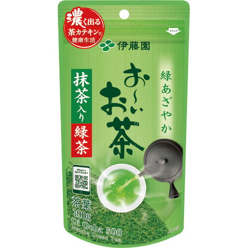 伊藤園 おーいお茶 抹茶入り緑茶 100g 1セット(3袋)(4901085128350 x3) 目安在庫=○