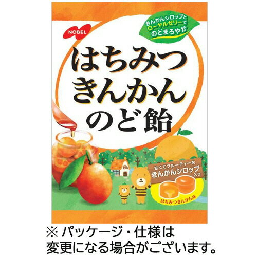 ノーベル はちみつきんかんのど飴 110g 1セット(6袋)(4902124682239 x6) 目安在庫=○