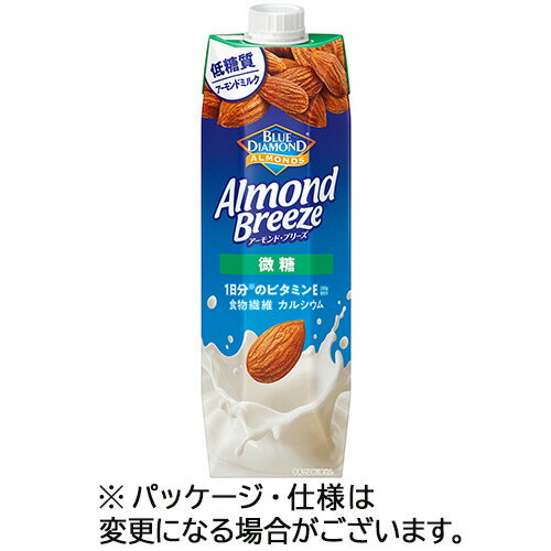 カゴメ アーモンド・ブリーズ 微糖 1000g 紙パック 1ケース(6本)(4901306300312 x6) 目安在庫=○