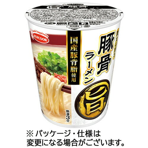エースコック まる旨 豚骨ラーメン 58g 1ケース(12食)(4901071246228 x12) 目安在庫=○