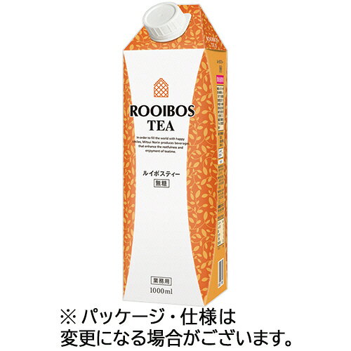 三井農林 ルイボスティー 1000mL 紙パック(口栓付) 1ケース(6本)(4902831718290 x6) 目安在庫=○