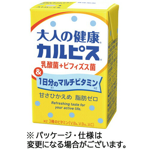 エルビー ｢大人の健康・カルピス｣乳酸菌+ビフィズス菌&1日分のマルチビタミン 125ml 1ケース(24本)(490..