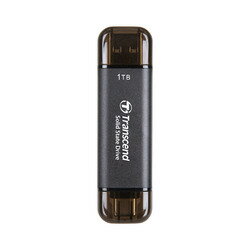 トランセンドジャパン スティック型SSD USB 10Gbps 1TB ブラック(TS1TESD310C) 目安在庫=△