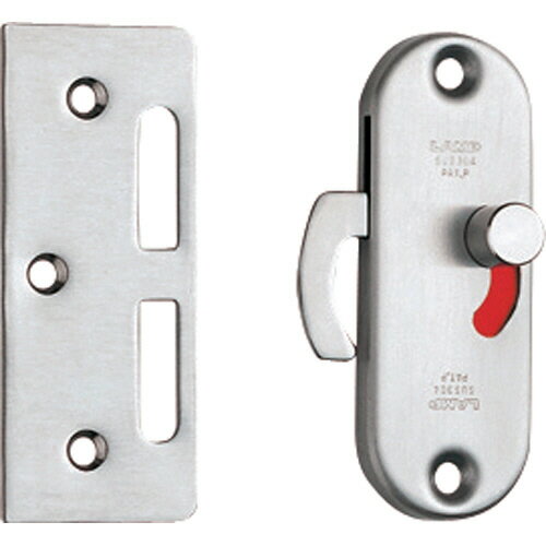 スガツネ工業 LAMP 引戸面付けカマ錠 室内側表示付 170074 1セット(HC85SS) 目安在庫=○