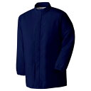 ミドリ安全 防寒作業服 食品工場用 男女共用 コート MH1000N ネイビー 3L 1着(MH1000N-UE-3L) 目安在庫=○