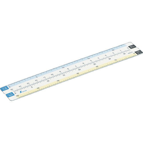 シンワ測定 折りたたみ縮尺スケール 8面15cm 1個(75745) 目安在庫=○