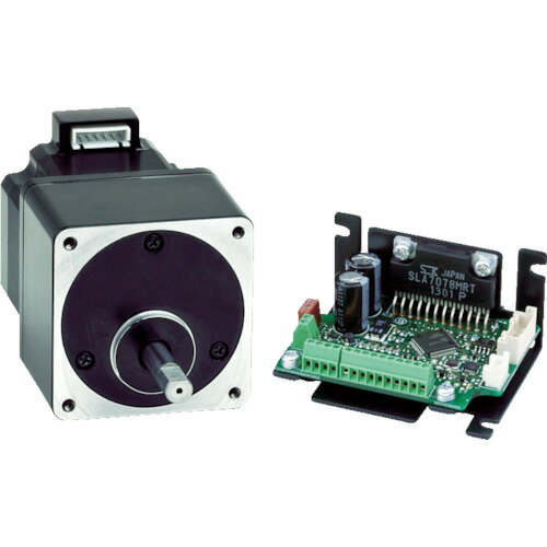 シナノケンシ コントローラ内蔵マイクロステップドライバ&ステッピングモータ 1セット(CSA-UP56D1-SA) ..