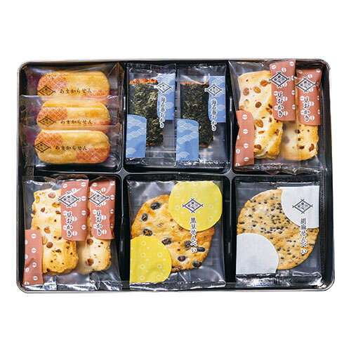 新潟物語 新潟物語 米菓詰合せ 【あまからせん・胡麻せんべい・黒豆せんべい・豆おかき・海苔巻おかき】(1201-037) 取り寄せ商品