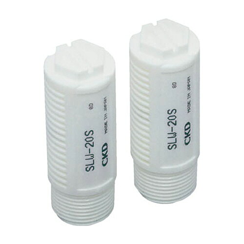 CKD サイレンサ樹脂ボディタイプ(空気用) R3/4 1個(SLW-20S) 取り寄せ商品