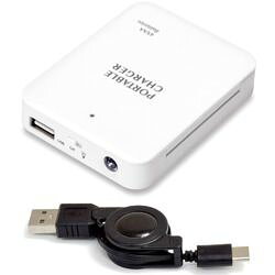 単3形電池×4本対応USB充電器 最大出力5V/1A&ハイパワーLEDライト搭載 USB Type-Cケーブルセットモデル・単3形電池×4本対応のUSB充電器 ・最大出力5V/1A ・ハイパワーLEDライト搭載 ・アルカリ電池・ニッケル水素充電池両方に対応 ・ON / OFF切替可能 ・本体カラー：ホワイト ・USB Type-Cケーブル付属 ※電池は付属していません。検索キーワード:EC対象 18/03/29