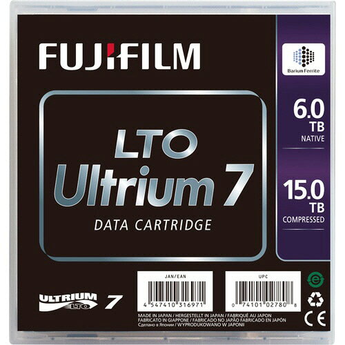 フジフイルムとの共同企画で生まれたオリジナルLTO。LTO FB UL-7 TSX5。OA・PC消耗品 ＞ 記録メディア ＞ 磁気テープ ＞ LTO　Ultrium。●BaFe磁性体採用。安定した記録・再生、長期保存力。Ultrium7テープです。