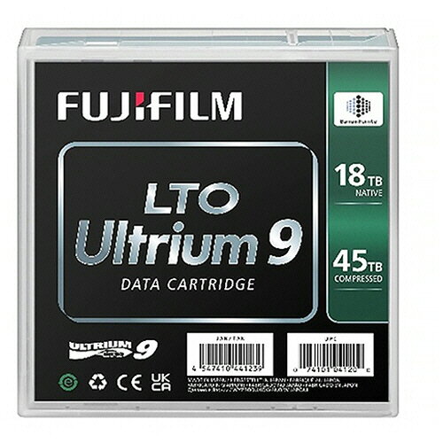 管理に便利なEDPラベル付のLTO。LTO FB UL-9 OREDPX5T。OA・PC消耗品 ＞ 記録メディア ＞ 磁気テープ ＞ LTO　Ultrium。●5巻連番のラベル貼り付け済のLTO Ultrium9カートリッジ、ラベルタテ仕様です。（番号の指定はできません）。●数字の配色はビブラントカラーとなります。●書き込みできるフリースペースあり。