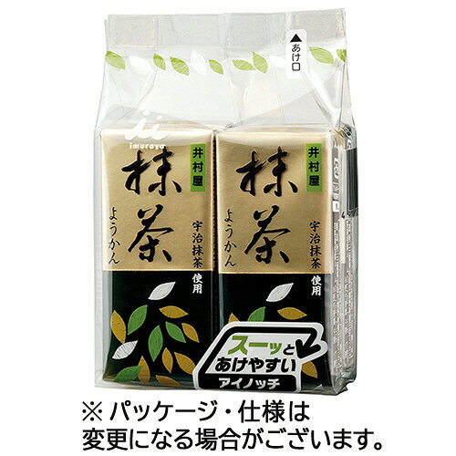 井村屋 ミニようかん 抹茶 58g/本 1セット(24本:4本×6パック)(4901006112352 x6) 取り寄せ商品