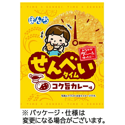 ぼんち せんべいタイム コク旨カレー味 1セット(20枚)(4902450828806 x20) 目安在庫=○