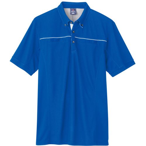 アイトス TULTEX(タルテックス) 半袖ポロシャツ(男女兼用) WINCOOL ブルー S 1着(AZ-551044-006-S) 取り寄せ商品