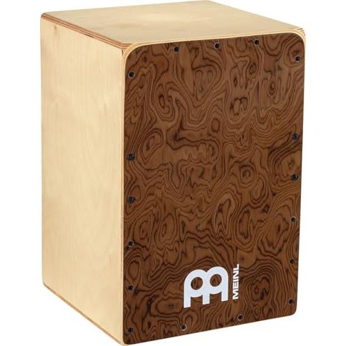 11 3/4インチ x 18インチ snarecraft cajon、 Burl Wood frontplate11 3/4インチ x 18インチ snarecraft cajon、 Burl Wood frontplate