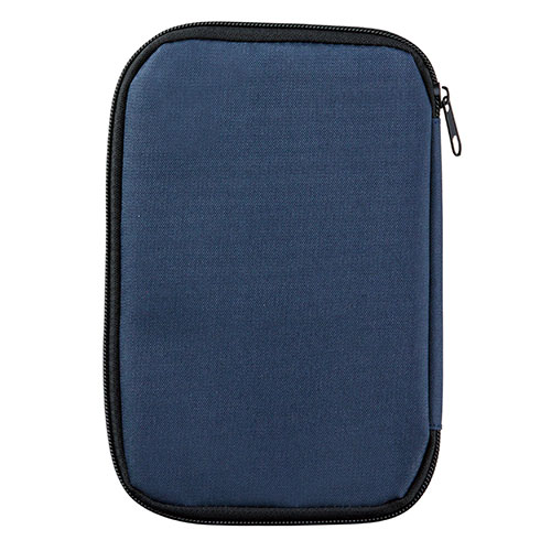 ノーブランド 【5個セット】 スマホが置ける まとめるポーチ 文具・モバイルグッズ・コスメの整理等に役立つ　5つのポケット(SP-36735X5) 取り寄せ商品 nanos-sr-12632918 ナノズ 楽天市場店 パッケージ画像