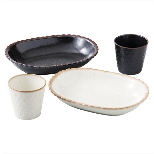 ぽってりとした陶器の素材感と渕を飾るビーズ状のデザインが特徴です。ぽってりとした陶器の素材感と渕を飾るビーズ状のデザインが特徴です。お料理と一緒に素敵なテーブルコーデを楽しめます。家庭用食洗機使用可。※電子レンジOK…