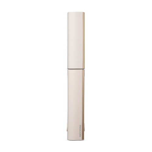 ミニ ヘアアイロン USB給電式 12mm ストレートアイロン パールグレージュ。■本体寸法：高さ / 26mm 幅 / 156mm 奥行 / 23mm (キャップ付、収納時)、高さ / 61mm 幅 / 156mm 奥行 / 23mm (本体のみ、使用時) ■本体質量：63g(本体のみ)、80g(キャップ付き) ■消費電力：- ■電源：DC5V 2A ■スイッチ：電源「ON/OFF」、温度切替「200/160℃」 ■プレート寸法：幅 / 12mm 長さ / 60mm ■温度表示：印刷+LED表示 ■温度調節幅：200℃/160℃ ■温度ロック機能：× ■温度メモリー機能：× ■立ち上がり時間：約40秒(最高温度設定時100℃到達時間) ■搭載イオン：- ■海外使用：○ ■自動電源OFF機能：○ ■開閉ロック機能：○ ■ラク抜きプラグ：× ■付属品：耐熱キャップ/ACアダプター/電源ケーブル(1.0m) USB(Type A) 本体側(Type C) ■カラー：パールグレージュ ■コード長：1m ■パーツ：ACアダプター(TA033048)、USBコード(TA033062)、キャップ(TA033055)